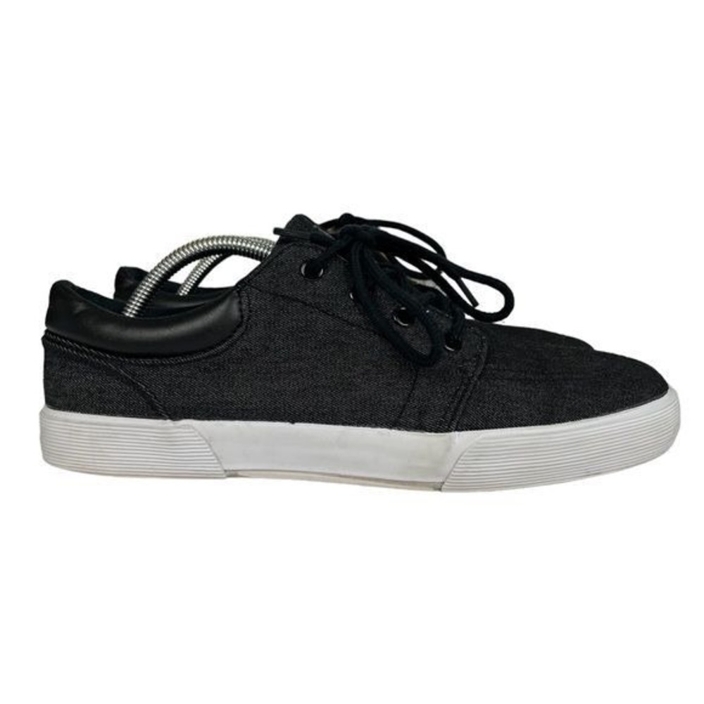 St. John's Bay‎ Sneakers Mens Size 10.5 Denim Lace Casual Black Shoes